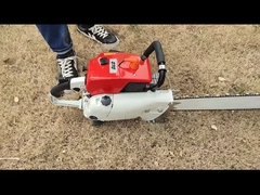 2打撃単一シリンダー ガソリン チェーンソー4.8KWの高い発電105cc力の鋸