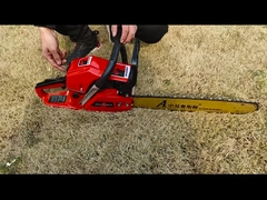 58CCコードレス2回の打撃ガソリン チェーンソー木を切るための20インチのガソリン チェーンソー