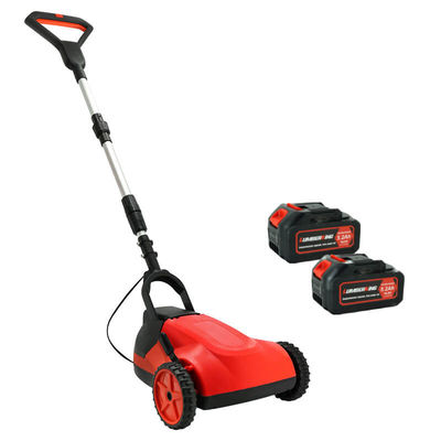 Cordless Electric Lawn Mower 20V Lithium Battery Push Reel Mower Lightweight Quiet Garden Tool For Home Yard