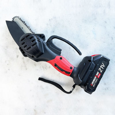 Brushless Mini Chainsaw 6-Inch Cordless with 2 Battery - 21V Handheld Electric Small Power Chain Saws