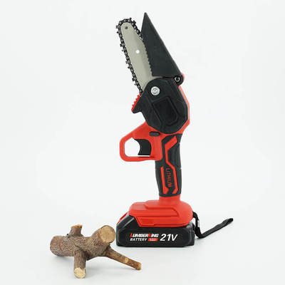 Mini Chainsaw Cordless 4 Inch Portable and Easy to Prune Cutting Chainsaw Electric Handheld Small Saw