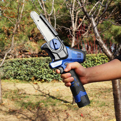 6 Inch Small Cordless Electric Chainsaw With Oil Pump Ultra Light Battery Chainsaw For Simple Wood Cutting