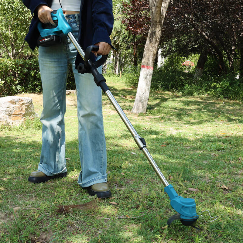 Portable Cordless Grass Trimmer Electric Brush Cutter Battery Operated Lawn Cutting Machine